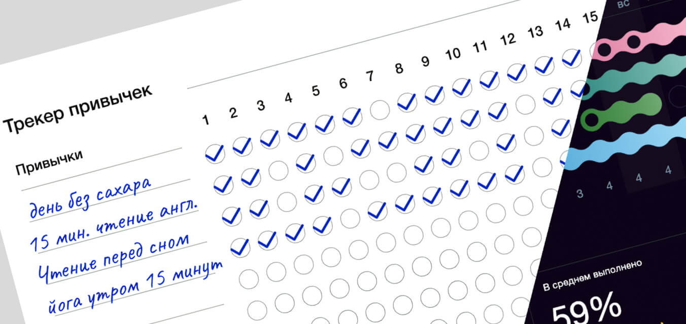 Шаблоны трекеров привычек: как менять свое поведение и закреплять новый  образ жизни, скачать трекер привычек