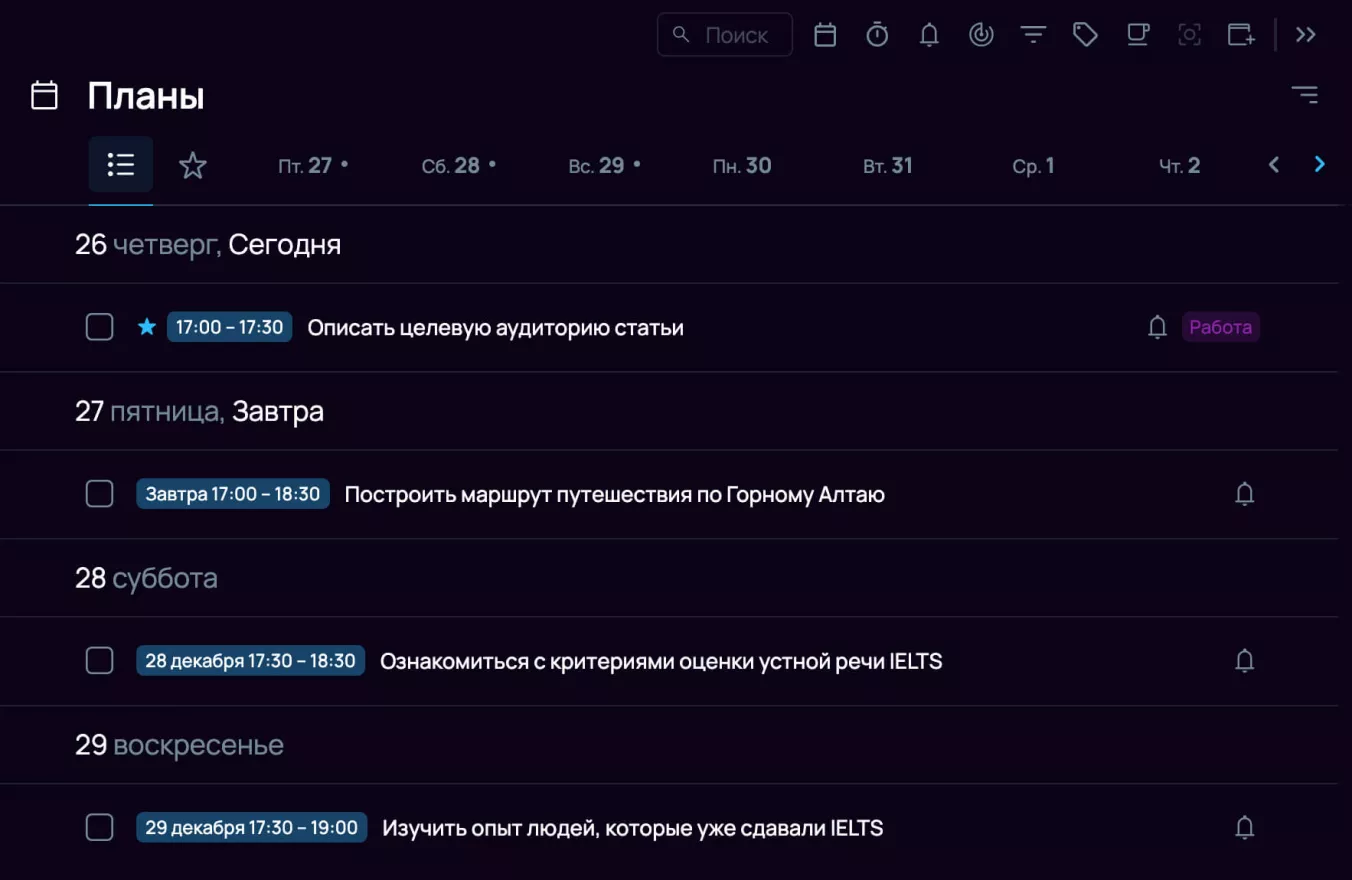 Циркадные ритмы: схема. Второй подъем активности