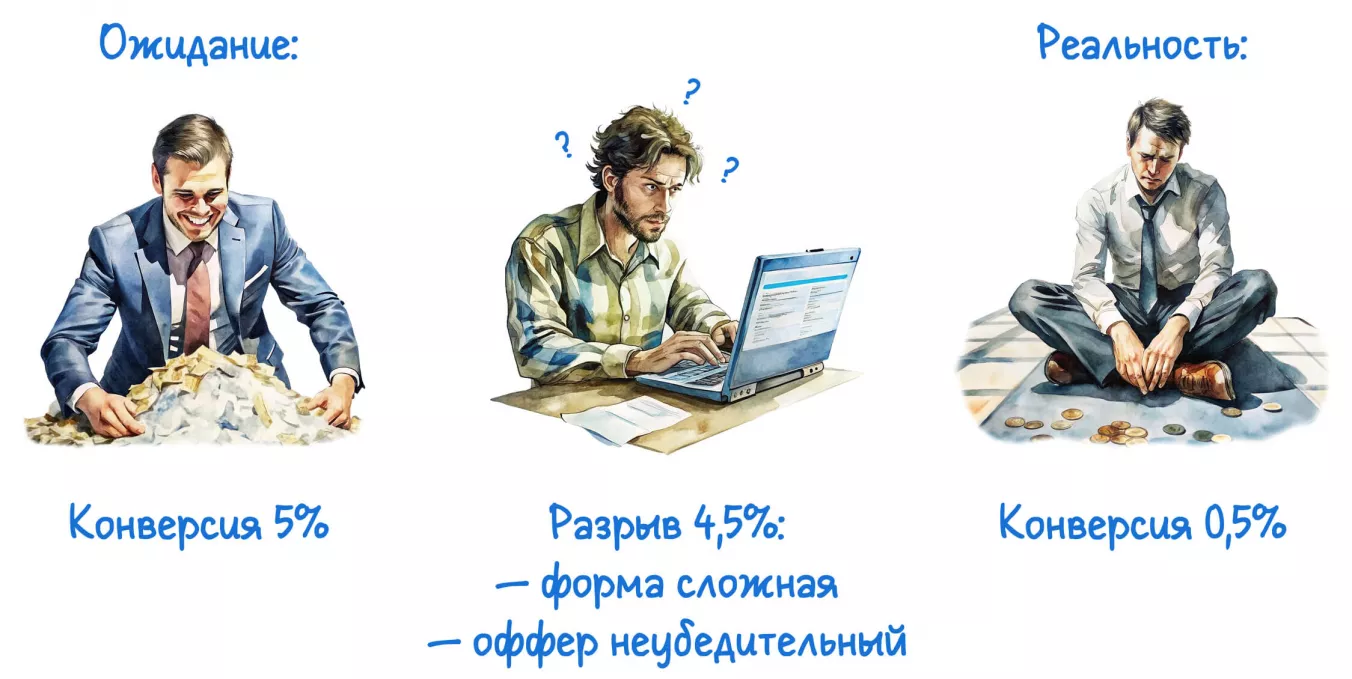 пример gap анализа для бизнеса