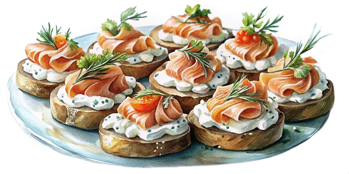 Список продуктов на Новый год: закуски