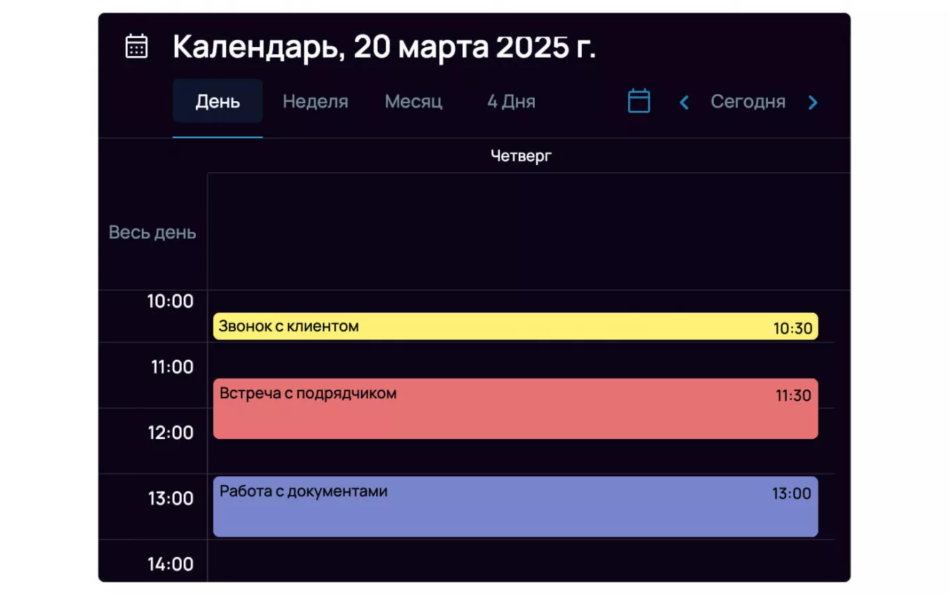 Буферное время в расписании