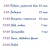 Расписание на день