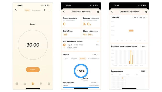 Таймер для учебы TickTick Таймер для учебы TickTick