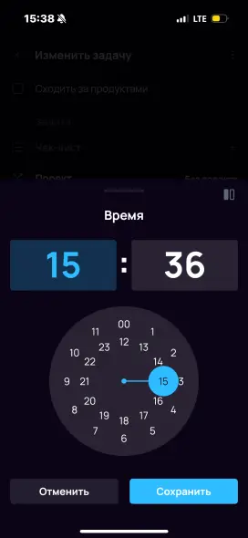 Пример ввода даты и времени 2