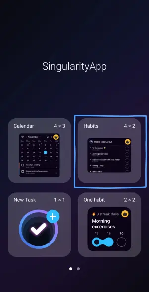 Панель виджетов iOS